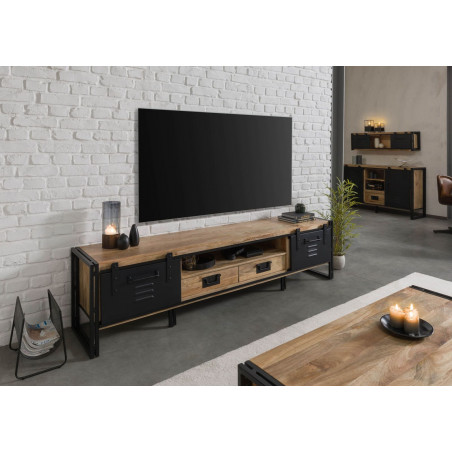 Meuble TV industriel